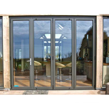 Australian standard windows and doors double glass modern designs aluminum folding doors exterior